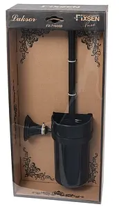 Ёршик для унитаза Fixsen Luksor чёрный/золото FX-71613B Ёршик для унитаза Fixsen Luksor чёрный/золото FX-71613B, 2