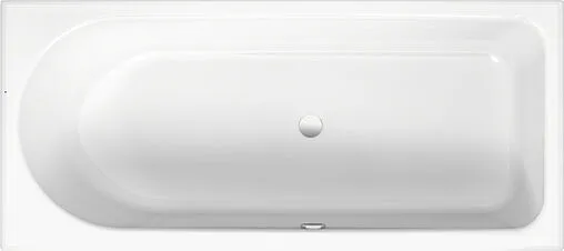Ванна стальная Bette Ocean 180x80 anti-slip Sense+easy-clean (перелив спереди) белый 8857-000 PLUS AS