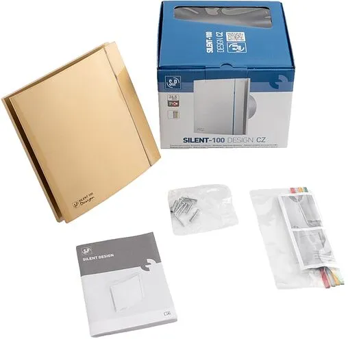 Вентилятор вытяжной Soler &amp; Palau SILENT-100 CZ GOLD DESIGN 4C