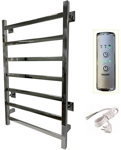 Полотенцесушитель электрический лесенка Тругор Пэк 20 кв 60х40 полированная сталь