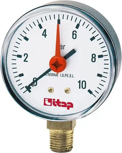 Манометр радиальный Itap 63мм 10 бар ¼&quot; 482B014