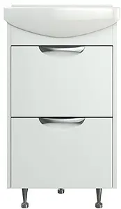 Тумба-умывальник напольная Cersanit Basic 50 белый SP-SU-BAS-CE50-2+S-UM-CE50/1-w, 3