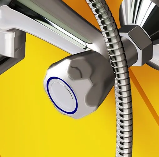 Смеситель для ванны с длинным изливом Dorff Modern хром D7095000 Смеситель для ванны с длинным изливом Dorff Modern хром D7095000