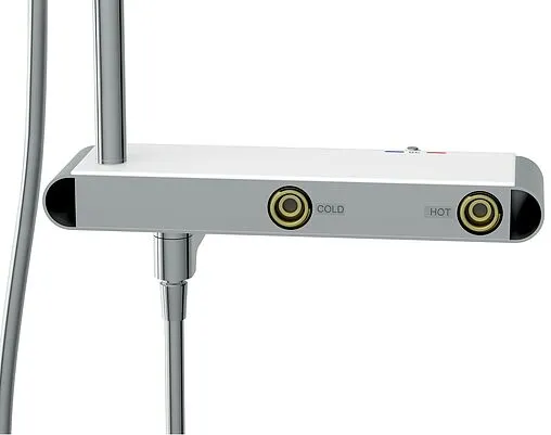 Душевая система с термостатом для ванны Cersanit Vivo хром 64529