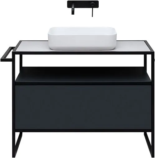 Тумба-умывальник напольная Allen Brau Priority 100 антрацит 1.31003.AM+