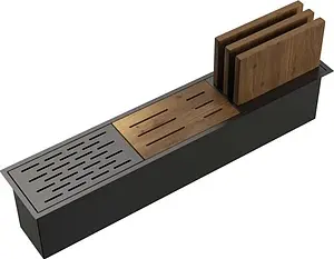 Встраиваемая сушка для посуды Omoikiri DRY-02-GM вороненая сталь 4999020 Встраиваемая сушка для посуды Omoikiri DRY-02-GM вороненая сталь 4999020, 1