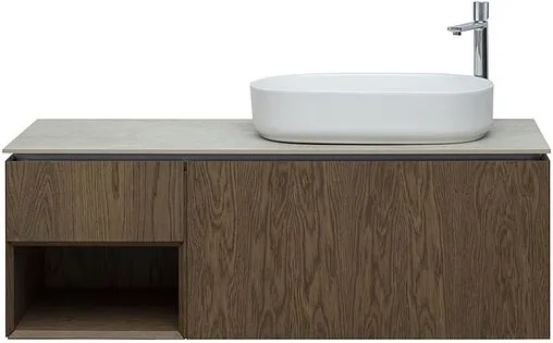 Тумба-умывальник подвесная Allen Brau Infinity 120 R дуб 1.21008.NO+