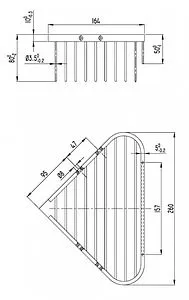 Полка Villeroy&Boch Elements-Tender хром TVA15100900061, 2