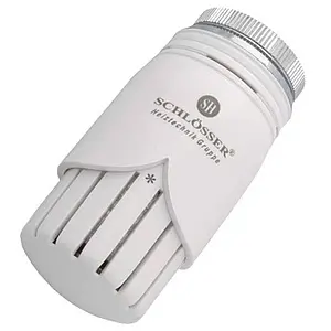 Головка термостатическая M28X1.5 Schlosser Diamant белый 600100003 Головка термостатическая M28X1.5 Schlosser Diamant белый 600100003, 1