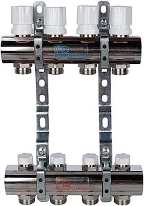 Группа коллекторная без расходомеров 4 отвода 1&quot;в/в x ¾&quot;ек Luxor CD 468M/4 15552704MN, 1