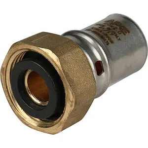 Муфта пресс с накидной гайкой 20мм x ¾"нг APE 3AP185 3420 Муфта пресс с накидной гайкой 20мм x ¾"нг APE 3AP185 3420, 1