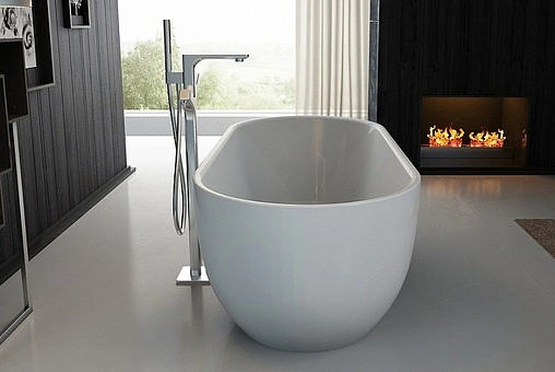 Ванна акриловая отдельностоящая BelBagno 150x75 без перелива  BB70-1500-W0