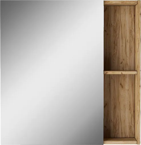 Шкаф-зеркало Домино Craft 70 дуб вотан DCr2213HZ