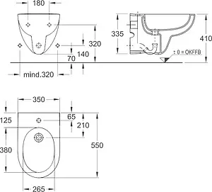 Биде подвесное Keramag Renova Nr.1 белый 233040000, 2