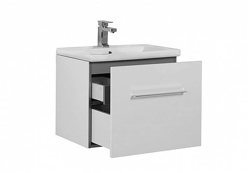 Тумба под умывальник подвесная Aquanet Порто 60 белый 00195730