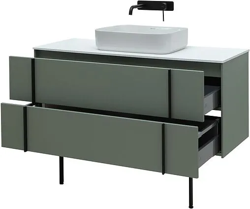 Тумба-умывальник подвесная Allen Brau Reality 120 олива 1.32008.CGM+