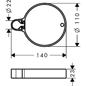 Мыльница Hansgrohe Casetta C хром 28678000, 2