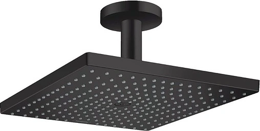 Лейка верхнего душа с потолочным креплением Hansgrohe Raindance E 300 1jet чёрный матовый 26250670