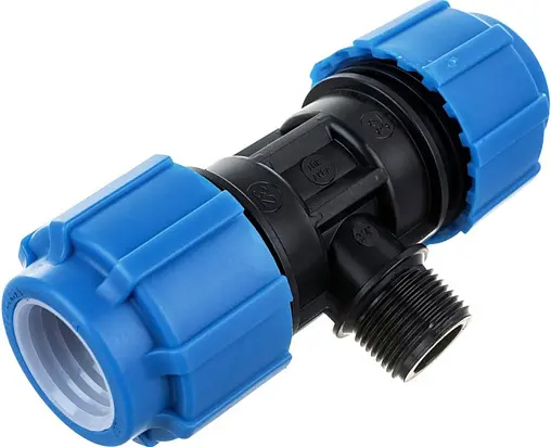 Тройник компрессионный переходной 40мм x 1¼"н x 40мм ТПК-Аква 51411440