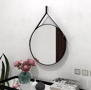 Зеркало на ремне Continent Ритц 65 чёрный, 2