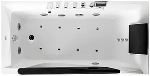 Ванна акриловая с гидромассажем Gemy 181x92 L G9055 K L Ванна акриловая с гидромассажем Gemy 181x92 L G9055 K L, 3