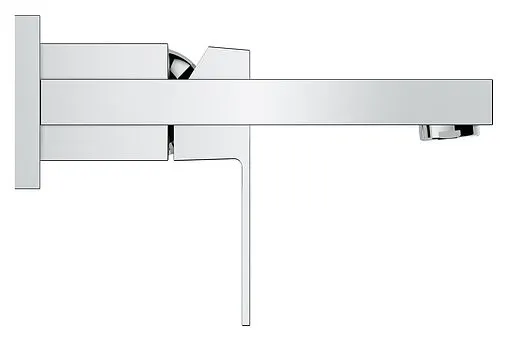 Смеситель для раковины из стены Grohe Eurocube хром 19895000 Смеситель для раковины из стены Grohe Eurocube хром 19895000