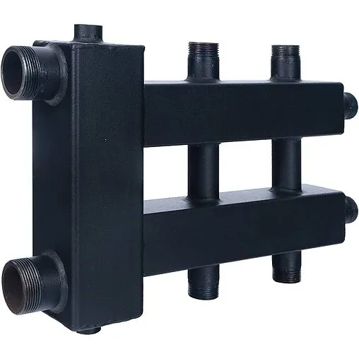 Распределительный коллектор 3 контура с гидрострелкой 1½&quot;н x 1&quot;н Rommer RDG-0018-024013