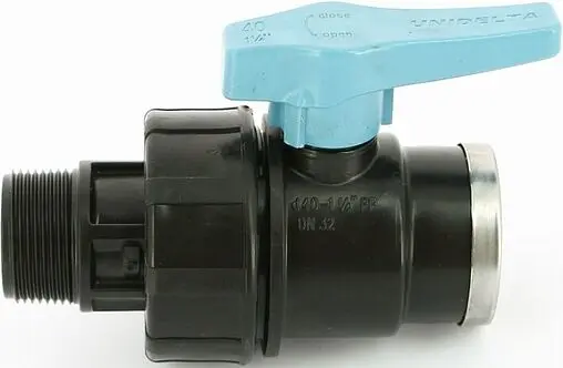 Кран шаровый с американкой ½"в x ½"н Unidelta 1075002002001 Кран шаровый с американкой ½"в x ½"н Unidelta 1075002002001