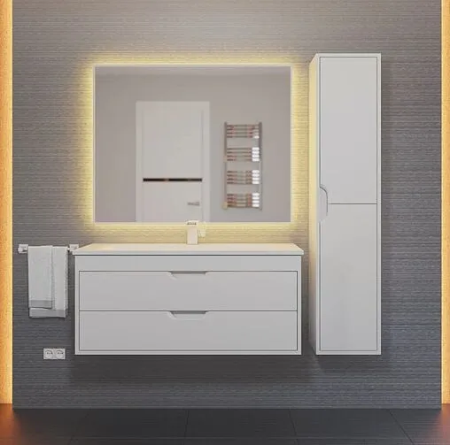 Тумба-умывальник подвесная Uperwood UPD Modul 95 белый матовый 393020552 Тумба-умывальник подвесная Uperwood UPD Modul 95 белый матовый 393020552