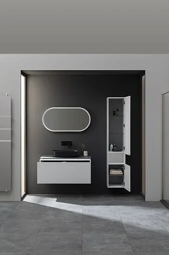 Тумба-умывальник подвесная Allen Brau Infinity 100 белый 1.21004.WM+