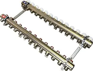 Группа коллекторная без расходомеров 13 отводов 1&quot;в/в x ¾&quot;ек Uni-fitt 441I4313, 1