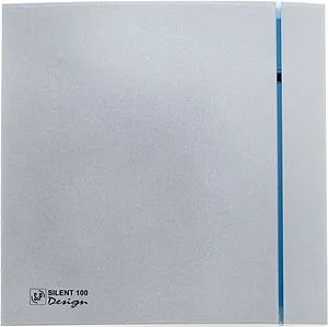 Вентилятор вытяжной Soler & Palau SILENT-100 CZ SILVER DESIGN Вентилятор вытяжной Soler & Palau SILENT-100 CZ SILVER DESIGN, 1