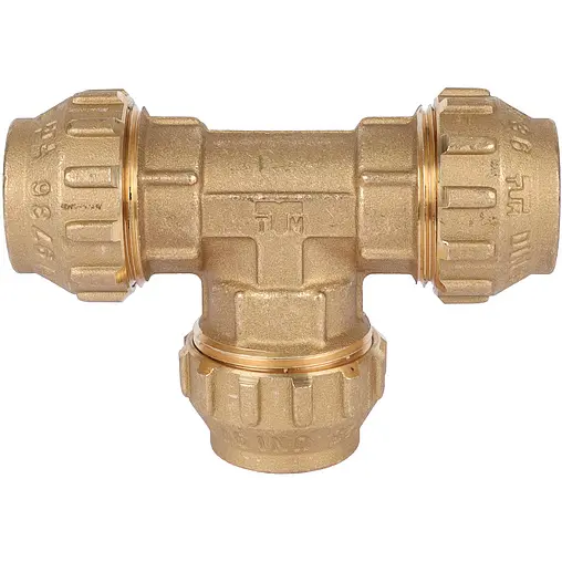 Тройник компрессионный соединительный 25мм x 25мм x 25мм Tiemme 3400021