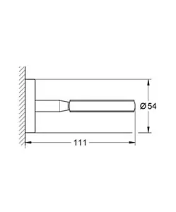 Держатель для стаканов Grohe Bau Cosmopolitan хром 40585000 Держатель для стаканов Grohe Bau Cosmopolitan хром 40585000, 2