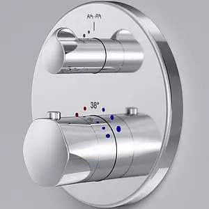 Термостат для 2 потребителей Am.Pm Gem хром F9085500 Термостат для 2 потребителей Am.Pm Gem хром F9085500, 3