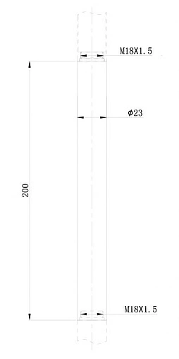 Удлинение к штанге Bravat Opal хром P75117CP-RUS