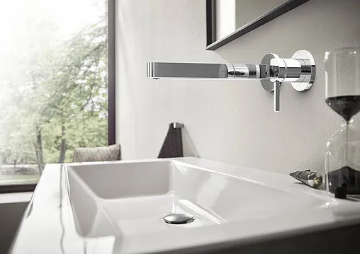 Смеситель для раковины из стены Hansgrohe Finoris хром 76050000