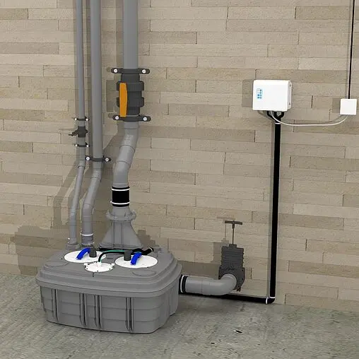 Канализационная насосная установка SFA Sanicubic 2 VX (2 XL) Three phases