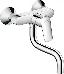 Смеситель для кухни настенный Hansgrohe Logis M31 1jet хром 71836000, 1
