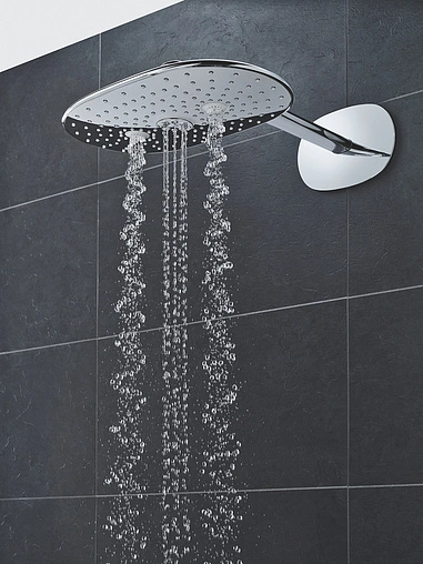 Лейка верхнего душа с настенным креплением Grohe Rainshower SmartControl 360 Duo хром 26254000