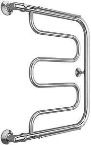 Полотенцесушитель водяной Terminus Фокстрот 1&quot; БШ 600х500 полированная сталь 4620768881084, 1