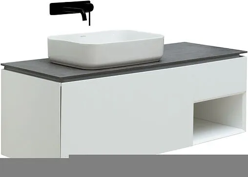 Тумба-умывальник подвесная Allen Brau Infinity 120 L белый 1.21006.WM+