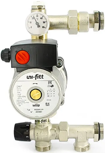 Узел насосно-смесительный с насосом Wilo Star RS 25/6-130 Uni-fitt Solomix 473W0800