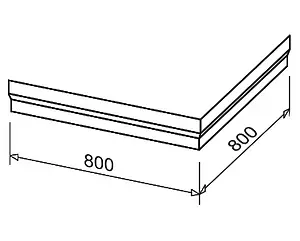 Поддон для душа Ravak Perseus-80 PP A024401510, 5