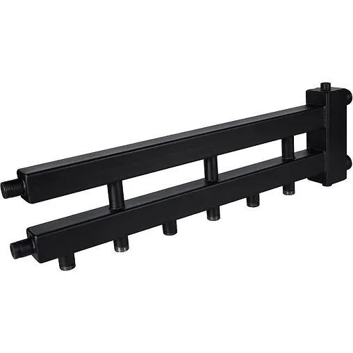 Распределительный коллектор 4 контура с гидрострелкой 1½&quot;н x 1&quot;н Rommer RDG-0018-014034