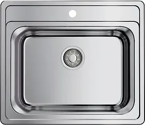 Мойка кухонная Omoikiri Ashi 56-IN нержавеющая сталь 4993449 Мойка кухонная Omoikiri Ashi 56-IN нержавеющая сталь 4993449, 1