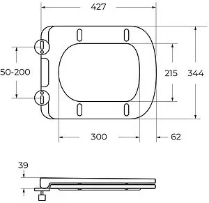 Унитаз подвесной безободковый BelBagno Due белый BB3103CHR/SC, 3