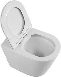 Унитаз приставной безободковый BelBagno Flay-R белый BB1003CBR/SC Унитаз приставной безободковый BelBagno Flay-R белый BB1003CBR/SC, 5