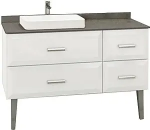 Тумба-умывальник напольная Comforty Империя 120 белый/серый 00004142359CF Тумба-умывальник напольная Comforty Империя 120 белый/серый 00004142359CF, 1