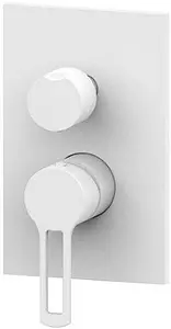 Смеситель для ванны скрытого монтажа Paffoni Ringo белый матовый RIN018BO/M, 1